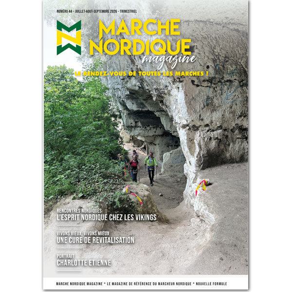 Couverture Marche nordique magazine n°44 été 2026
