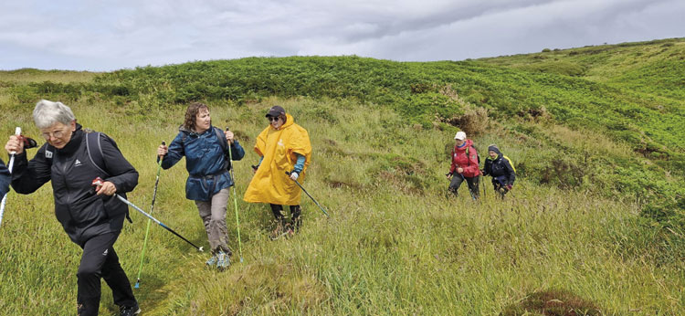 Marche à l'île d'Ouessant