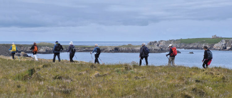 Randonnée à l'île d'Ouessant
