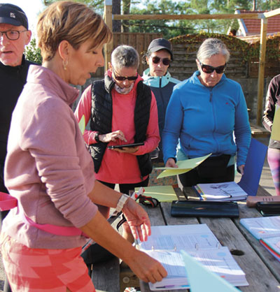 Stage de coaching en marche nordique avec Nathalie Gilbert